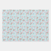 Ästhetische Rose Geschenkpapier Set (Vorderseite 2)