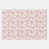 Ästhetische Rose Geschenkpapier Set (Vorderseite)