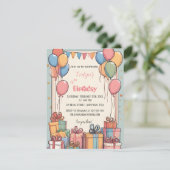 Ästhetische sanfte Farben Save The Date (Stehend Vorderseite)