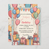 Ästhetische sanfte Farben Save The Date (Vorne/Hinten)