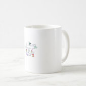 Ästhetische Schmetterlinge Blumen Sei Freundlich Z Kaffeetasse (VorderseiteRechts)
