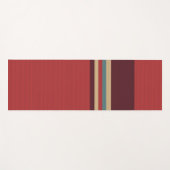 Ästhetische Streifen Yogamatte (Vorderseite (Horizontal))