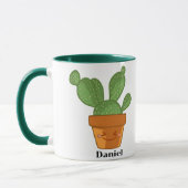 Ästhetische Sukkulente Kaktus Blume Pflanze Tasse (Links)