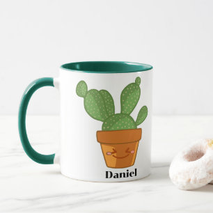 Ästhetische Sukkulente Kaktus Blume Pflanze Tasse