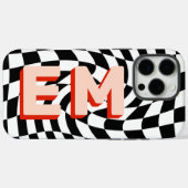 Ästhetische Tafel Trendy Monogram Case-Mate iPhone Hülle (Rückseite (Horizontal))