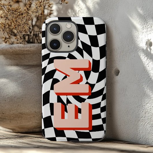Ästhetische Tafel Trendy Monogram Case-Mate iPhone Hülle