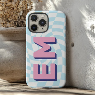 Ästhetische Tafel Trendy Monogram iPhone 16 Pro Max Hülle