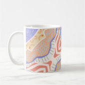 Ästhetische Tasse mit Minimal & Serene Pastel Form (Links)
