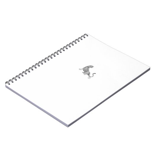 Ästhetische Tiger NOTEBOOK | MINIMALISTISCH | Notizblock (Linke Seite)