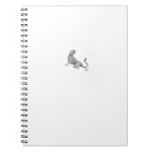 Ästhetische Tiger NOTEBOOK | MINIMALISTISCH | Notizblock (Vorderseite)