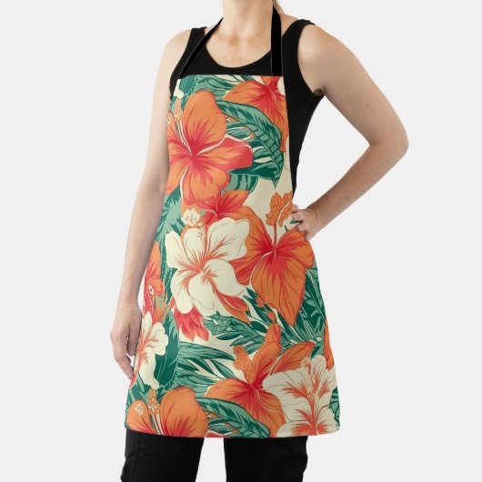 Ästhetische, topische Blume und Blätter Schürze (InSitu)