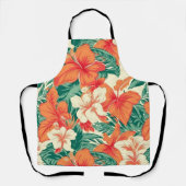 Ästhetische, topische Blume und Blätter Schürze (Vorderseite)