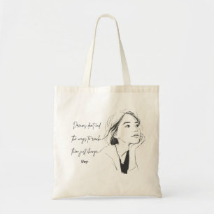 Ästhetische Träume Zitat-Tasche Tragetasche