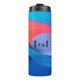 Ästhetische Tumbler mit benutzerdefiniertem Text Thermosbecher