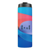 Ästhetische Tumoren mit Kubatentext Thermosbecher (Vorderseite)