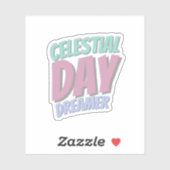 Ästhetische und ruhige Aufkleber (Blatt)