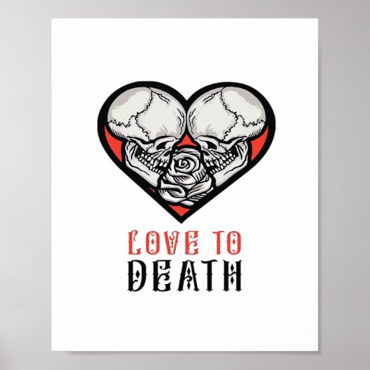 Ästhetische Valentine bis zum Tod machen uns Teil Poster (Vorne)