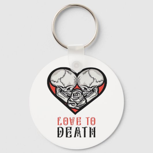Ästhetische Valentine bis zum Tod machen uns Teil Schlüsselanhänger (Vorderseite)