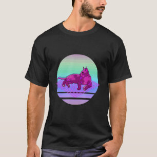 Ästhetische Vapor Retro Synthwave Inspiriert Ca T-Shirt