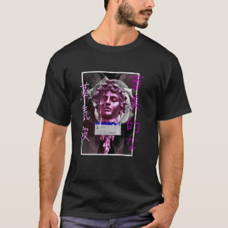 Ästhetische Vaporwave japanische Futurismus T-Shir T-Shirt