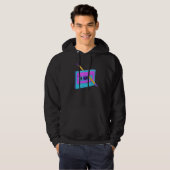 Ästhetische Vaporwave Kleidung Synthwave Retrowave Hoodie (Vorne ganz)