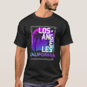 Ästhetische Vaporwave Los Angeles California CA Re T-Shirt (Vorderseite)