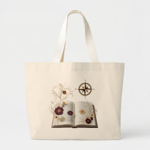 Ästhetische verzauberte Bücherwurm-Jumbo-Tasche Jumbo Stoffbeutel