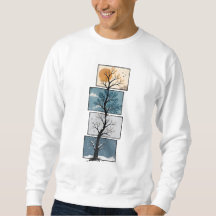 Ästhetische Vier-Jahreszeiten-Baum-Kunst