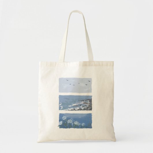 ästhetische Vintage-Tasche Tragetasche (Vorne)