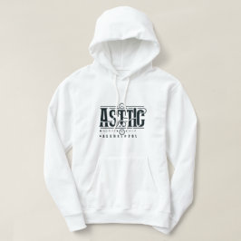 Ästhetische Vintage-Typografie-Wortkunst – Minimal Hoodie