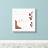 ästhetische Wall Art Leinwanddruck (Insitu (Holzboden))