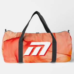 Ästhetische warme abstrakte Grafik-Wochenendreise- Duffle Bag