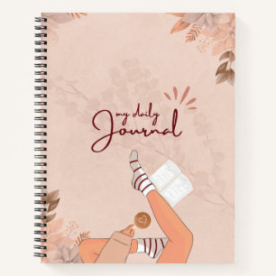 Ästhetische Wasserfarbe Notizblock