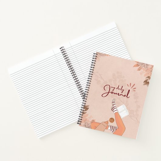 Ästhetische Wasserfarbe Notizblock (Innenseite)