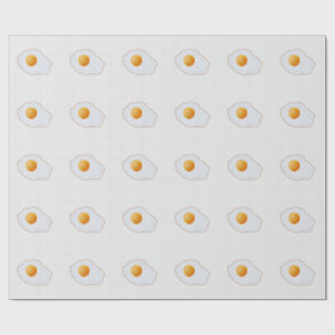 Ästhetische Wasserfarbe Spiegelei Minimalistische Geschenkpapier