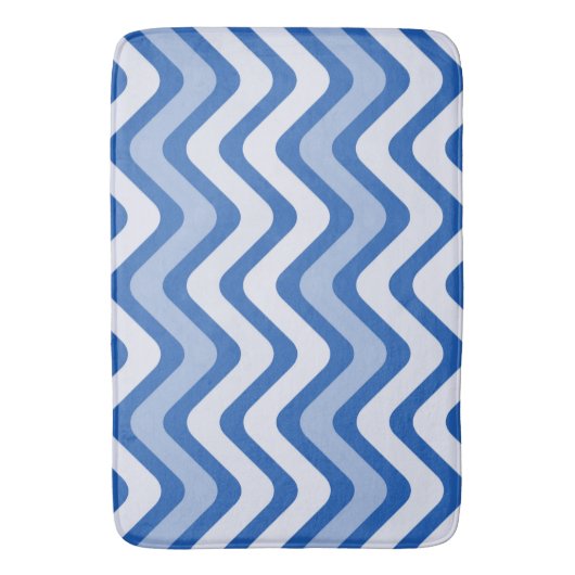 Ästhetische Waves Badematte (Vorderseite Vertikal)