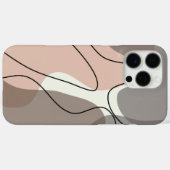 Ästhetische Wavy Abstrakt Art Neutral Phone Case (Rückseite (Horizontal))