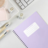 Ästhetische weiche Pastell-Einfarb-Komposition Notizblock