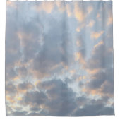 Ästhetische Wolken Duschvorhänge Duschvorhang (Vorderseite)