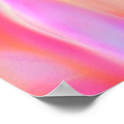 Ästhetische y2k-Trippy-Schmetterling-Aura Poster (Ecke)