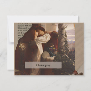 Ästhetische Zitate, Cottagecore, künstlerische Pos Postkarte