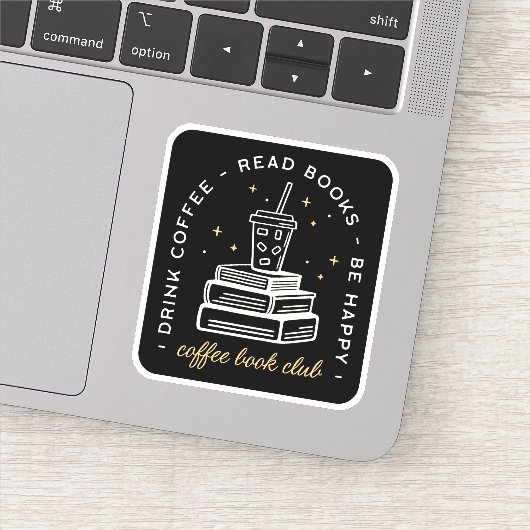 Ästhetische Zitate der Gruppe "Kaffee lesen" Aufkleber (Detail)