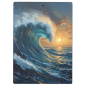 Ästhetische Zwischenablage | Kunst-Zwischenablage  Klemmbrett (Rückseite)