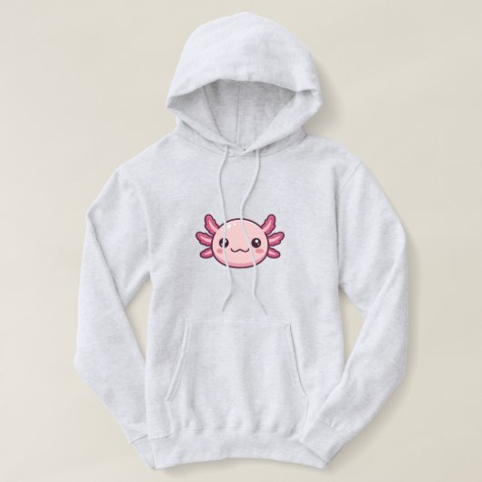 ästhetischer Axolotl Hoodie (Design vorne)