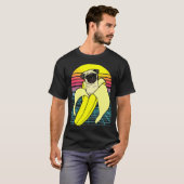 ästhetischer Bananen-Mops T-Shirt (Vorne ganz)
