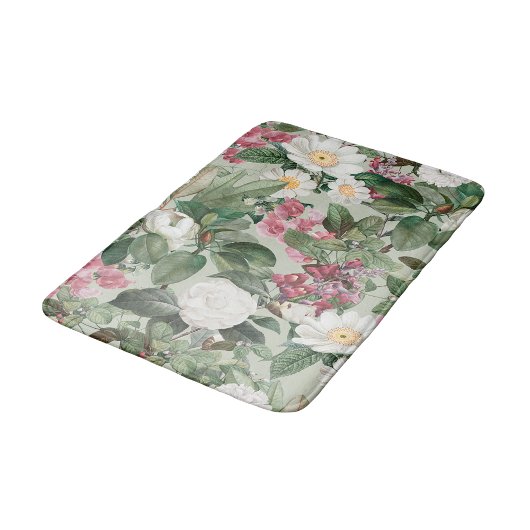Ästhetischer Blumen- Badematte