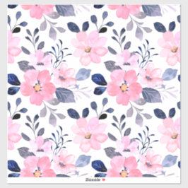 Ästhetischer Blumenaufkleber | Minimalistisches De Aufkleber