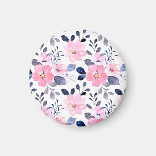 Ästhetischer Blumenmagnet   Minimales botanisches  Magnet