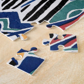 Ästhetischer Blumenmusterhintergrund  Puzzle (Seite)