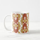 ästhetischer bohischer Stil bunt geometrisch Muste Kaffeetasse (Links)